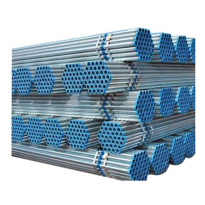 Fittings di tubi da 2 pollici per serre a scarico caldo ASTM/GB/BS/JIS/EN Standard 20 ft ferro galvanizzato tubo di acciaio rotondo di ferro
