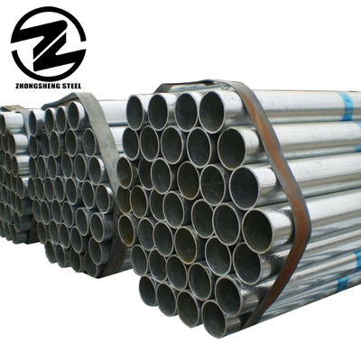 Fittings di tubi da 2 pollici per serre a scarico caldo ASTM/GB/BS/JIS/EN Standard 20 ft ferro galvanizzato tubo di acciaio rotondo di ferro