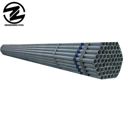 Fittings di tubi da 2 pollici per serre a scarico caldo ASTM/GB/BS/JIS/EN Standard 20 ft ferro galvanizzato tubo di acciaio rotondo di ferro