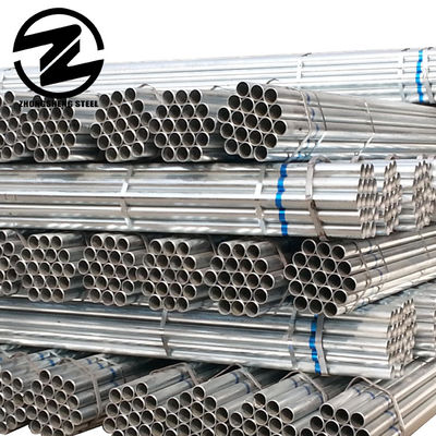 Fittings di tubi da 2 pollici per serre a scarico caldo ASTM/GB/BS/JIS/EN Standard 20 ft ferro galvanizzato tubo di acciaio rotondo di ferro