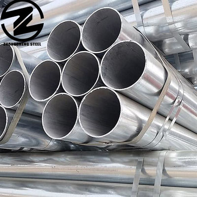 Fittings di tubi da 2 pollici per serre a scarico caldo ASTM/GB/BS/JIS/EN Standard 20 ft ferro galvanizzato tubo di acciaio rotondo di ferro