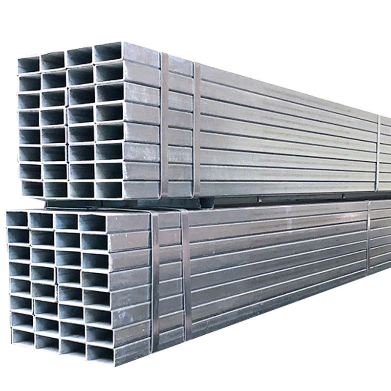 Fornitori di tubi di acciaio quadrati galvanizzati per tubi EMT 1x1 pollici tubi quadrati galvanizzati 14 calibro 2x2 tubi quadrati galvanizzati