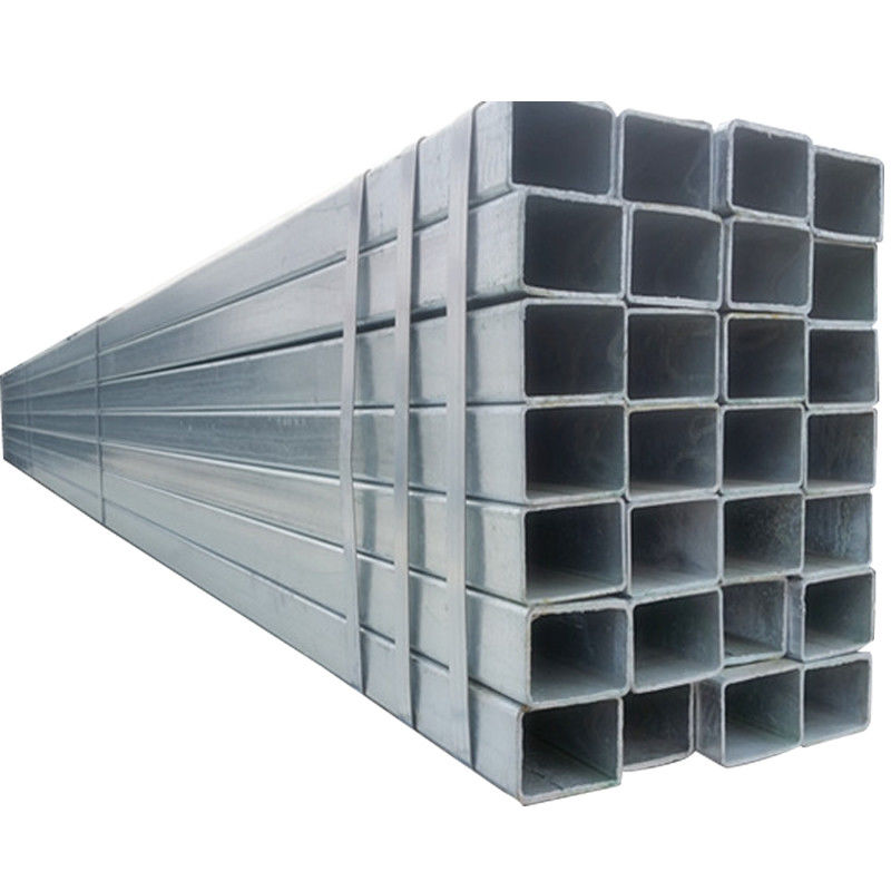 Tubo di acciaio rotondo galvanizzato a caldo per sezioni di costruzione Forma quadrata GB/T 13793-2001 Standard