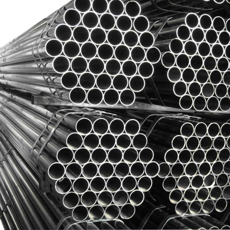 Struttura saldata ERW TUBE Q195 Q235b St37 Tubo di acciaio al carbonio laminato a caldo senza saldatura nero