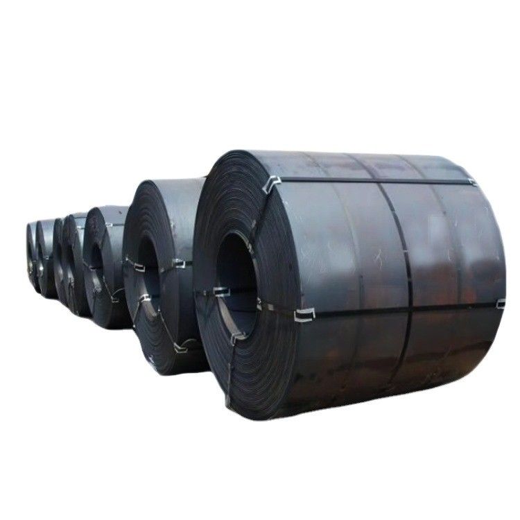 Materiale da costruzione a basso tenore di carbonio A36 ferro nero ASTM HRC Q195 Q235B bobina di acciaio al carbonio laminata a caldo