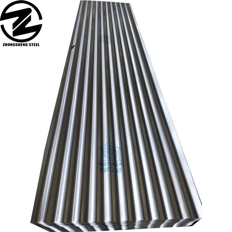 Tecnica a base di laminatura a freddo Placca metallica galvanizzata rivestita in PVC per la fabbricazione e materiale da costruzione in acciaio ondulato