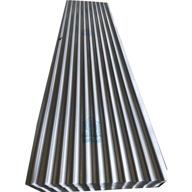 0.6mm 0.8mm 1.2mm Z80g Z100g Gi lamiera di acciaio rivestita di zinco industria delle costruzioni lamiera di copertura galvanizzata in acciaio ondulato