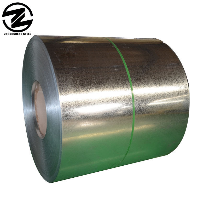 Norme ASTM/AISI/SGCC/CGCC Z275 bobina di acciaio galvanizzato con grande spangolo e zinco garantito 1.0-4.0