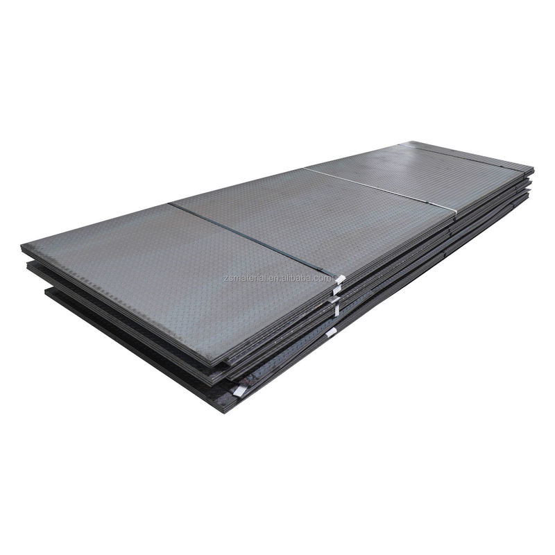 Q235 A36 SS400 Piastra di pavimento in lamiera a quadri in acciaio caldo a carbonio mite con tecnica di laminatura a caldo e servizio di lavorazione della piegatura