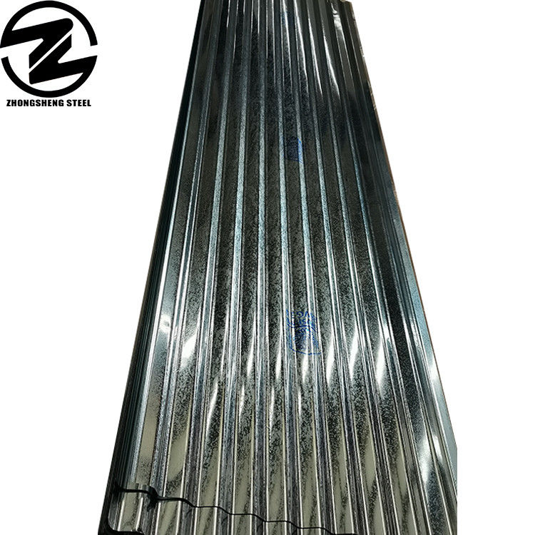 Macchina per la fabbricazione di lamiere di tetto in acciaio zinc galvanizzato ondulato rivestito di colore con piena durezza e rivestimento Z61-Z90