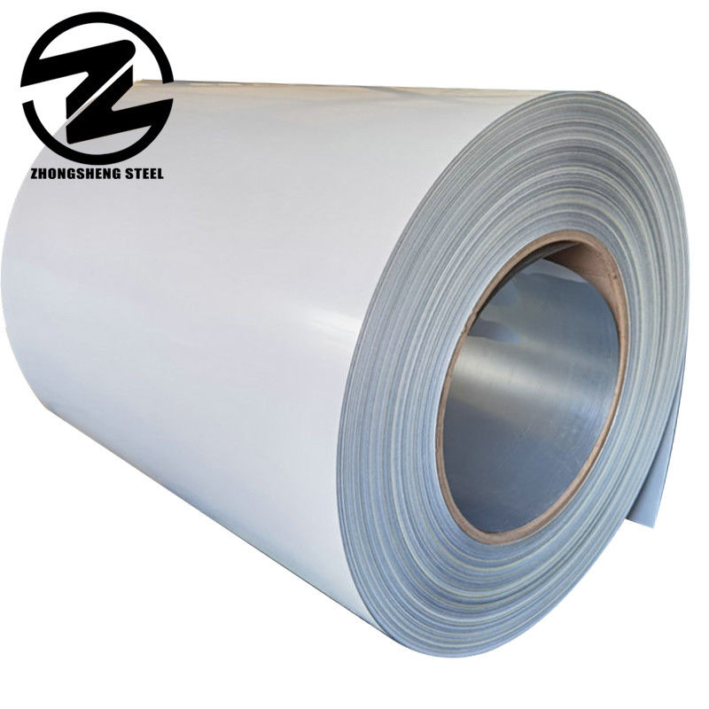 PPGI bobina 0,38 mm 0,46 mm bobina galvanizzata preverniciata PPGI RAL9003 bobina in acciaio rivestita Larghezza 600-1500MM