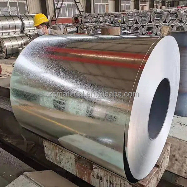 Regolare bobina di acciaio galvanizzato Spangle con ID bobina 508-610MM Dx51d Dx52d Dx53d Z275 in confezione standard