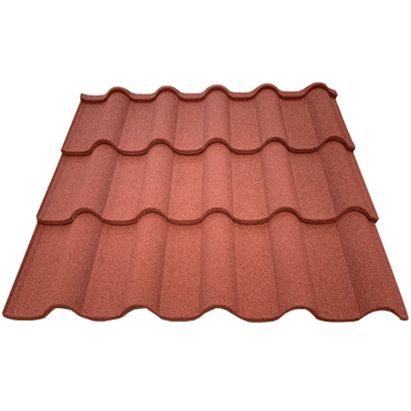 2.7kg/pcs Pietra colorata rivestita di metallo galvanizzato Shingle Roma Piastrelle del tetto La soluzione perfetta per il tetto per appartamenti