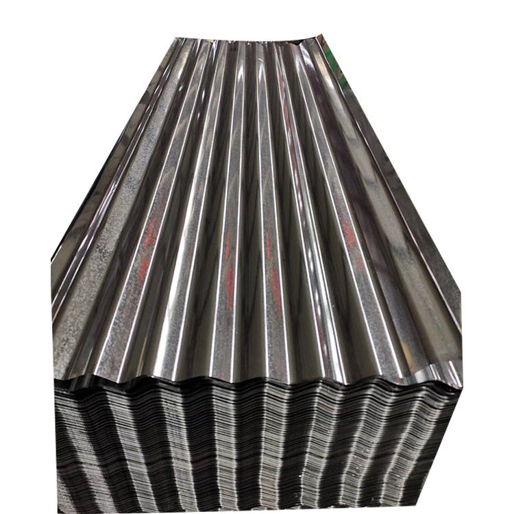 0.4 mm di spessore lamiera galvanizzata trasparente zinco trasparente lamiere di copertura ondulate con certificato RoHS