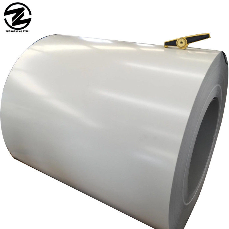 0.35*1219mm Dimensione Ral 9003 Preverniciato Galvanizzato PPGI Coil d'acciaio Grado DX51D Z/SGCC/DC01 Z/DC51D Z 3-5 tonnellate Peso della bobina