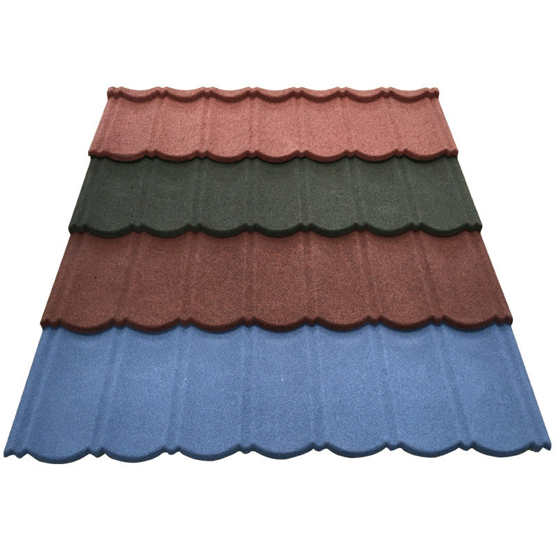 Funzione impermeabile e ignifuga 1340mm*420mm Pietra colorata rivestita con metallo