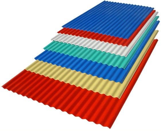 PPGI Materiale da costruzione Fogli di metallo tetto Fogli di tetto preverniciati con rivestimento AZ61-AZ90 Durezza Full Hard
