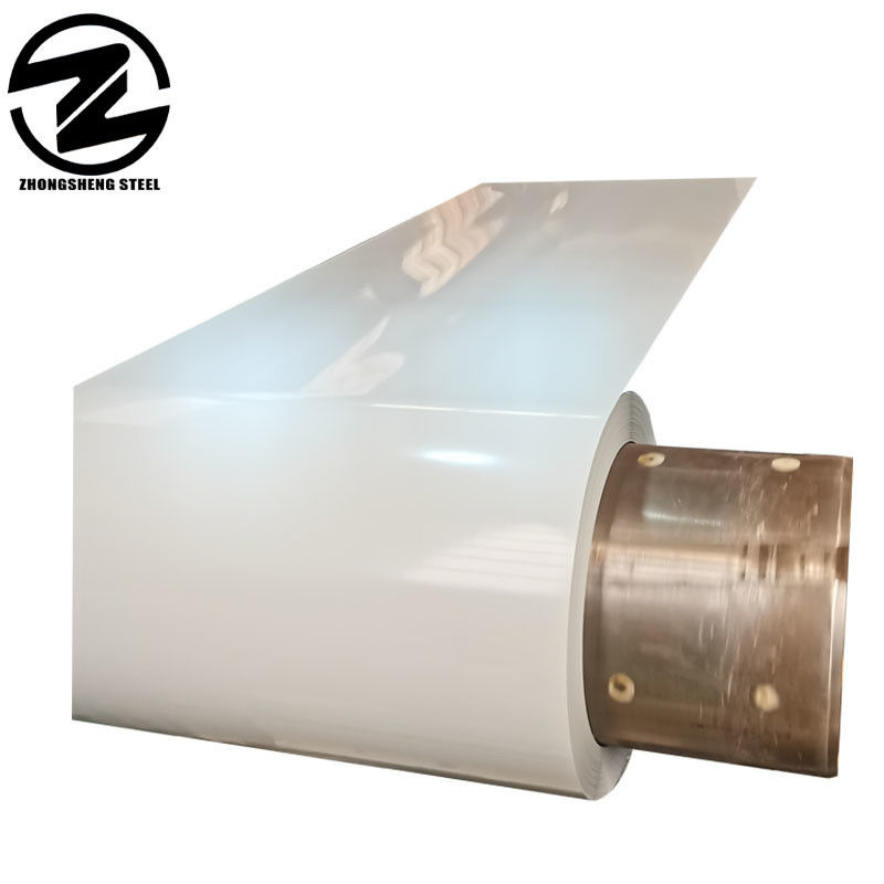 Colore 0.5*1220mm Galvalume Bianco PPGL/PPGI Color Coil con tecnica laminata a freddo