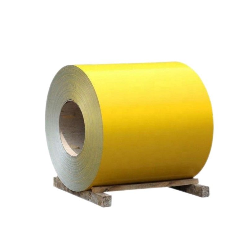 JIS/BS/EN/ASTM Standard bobine PPGI galvanizzate preverniciate per la fabbricazione di fogli ondulati e bobine di acciaio rivestite di colore PPGI