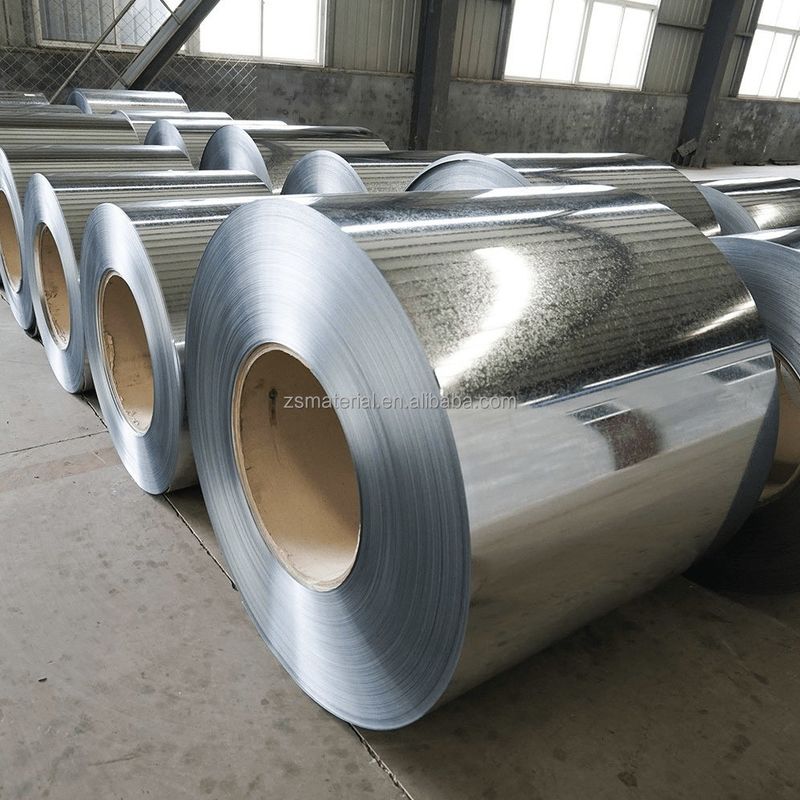 Fornitura diretta DX51D Z275 bobina di acciaio galvanizzato all'interno di Spangle Zero.Minimum.Regular Big Spangle Superficie galvanizzata rivestita