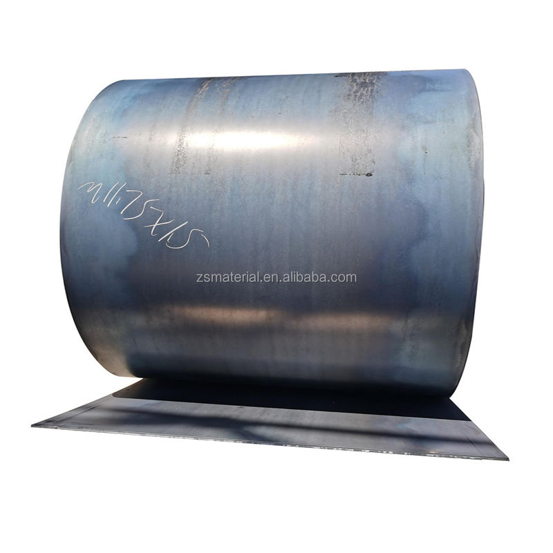 Rollo di lamiera di acciaio PVOC SS400 Q235 Q345 MS ferro nero lamiera di metallo mite bobina di acciaio al carbonio laminata a caldo con tolleranza ± 1%