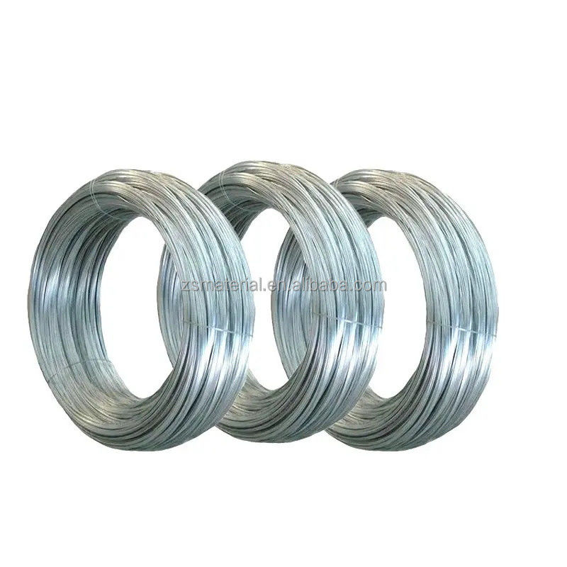Fuoco di ferro galvanizzato ad alta resistenza per legatura e maglia lunghezza personalizzata Q195/Q235/SAE1006-1008