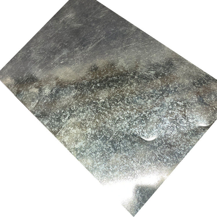 Z121-Z180 Coating Prime DC01 DC02 Placca di acciaio galvanizzato rivestita in colore semplice laminata a freddo da 0,3 mm con superficie leggermente oliata