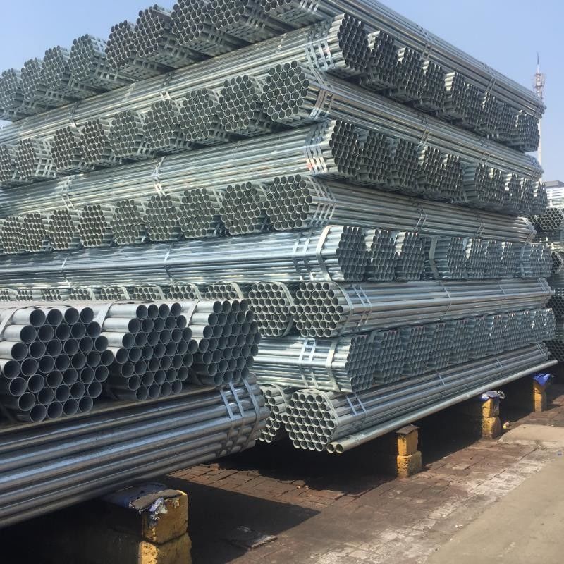 Forma di sezione rotonda ASTM A106 Sch 40 ERW GI Tubo in acciaio galvanizzato con tolleranza ± 1%