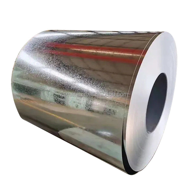 Spangolo minimo 0,6 mm bobina di acciaio Z275 bobina di acciaio galvanizzato immersa a caldo foglio Gi per il tetto foglio Spangolo regolare