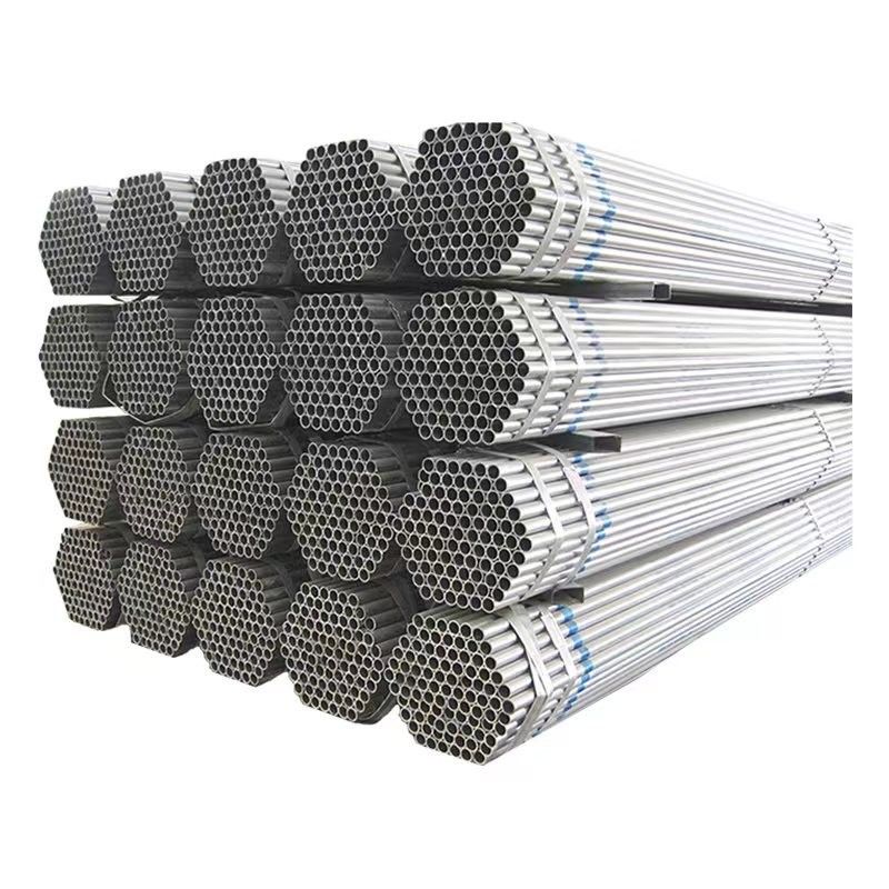 ASTM/GB/JIS/EN Standard Q235 1.0345 Tubo in acciaio galvanizzato di grado C BS1139 EN39 Tubo per impalcature galvanizzato da 48,3 mm