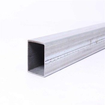 Tubo di acciaio RHS galvanizzato da 6 pollici per recinzione 80A 43 mm 10 ft, con o senza olio, leggermente olio