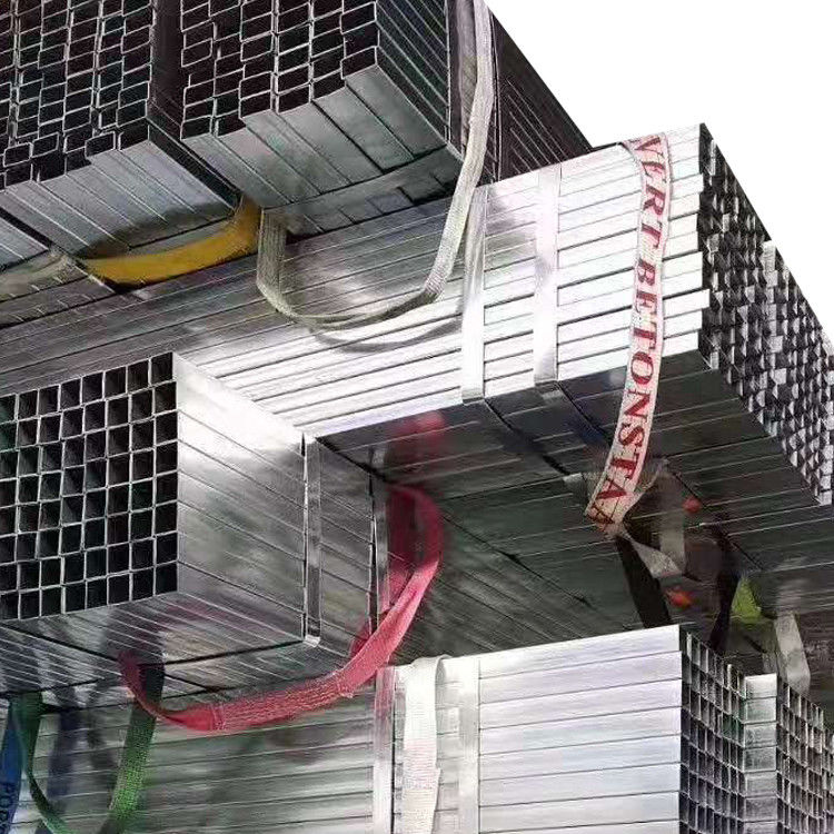 Tubo quadrato galvanizzato di dimensione 14x2 pollici leggermente oliato con certificato JIS oliato o non oliato