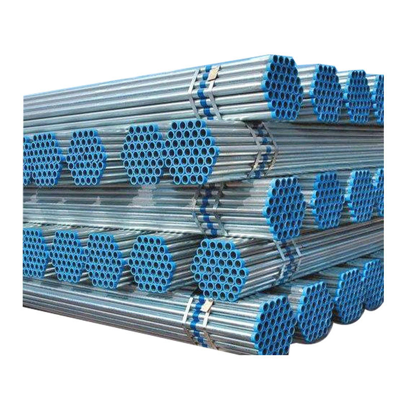 Fittings di tubi da 2 pollici per serre a scarico caldo ASTM/GB/BS/JIS/EN Standard 20 ft ferro galvanizzato tubo di acciaio rotondo di ferro